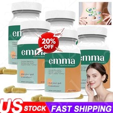 5 Pack Emma Gut Health Supplement 300 Capsules for Bloating Relief & Leaky Gut picture