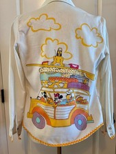 Vintage Kennington Disney Shirt, XS, 1970's, Mickey, Minny, Goofy, Donald picture