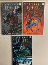 Superman vs Aliens set #1-3 DC Dark Horse (8.0 VF) (1995) picture
