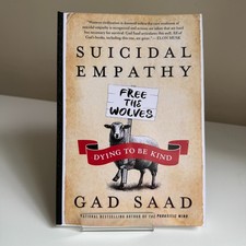 Suicidal Empathy Gad Saad Bound Manuscript Publisher Mock-Up Broadside 2026 picture