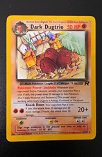 Pokémon TCG Dark Dugtrio Regular Rare 23/82 Team Rocket 50 HP English picture