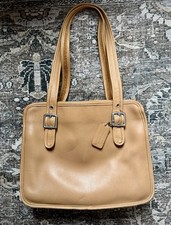 VINTAGE COACH LEGACY Compartment Tote 9163 Camel picture