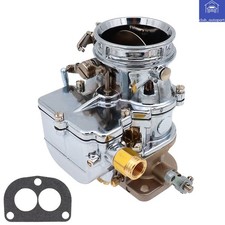 2 Barrel Chrome Carburetor For Stromberg 97 3-Bolt Speedway 9-Super-7 91511655 picture