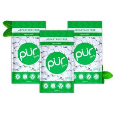 PUR Gum | Aspartame Free Chewing | 100% 55 Count (Pack of 3), Spearmint picture