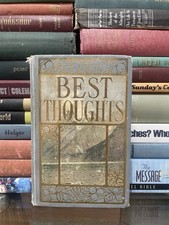 1896 ANTIQUE Best Thoughts by Henry Drummond picture