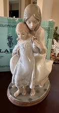 Lladro Tenderness 1527 Mother and Daughter MINT in Box Secondary Market $395 picture
