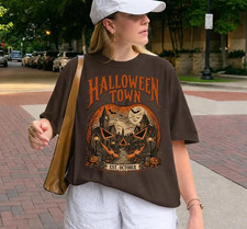 Halloweentown Est October Shirt, Retro Halloween Town picture