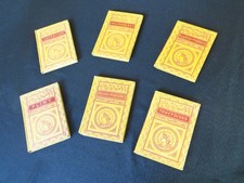 Lot CLASSIC Readers Anderson 1883 Hard Back Yellow Antique HC Vintage GP picture