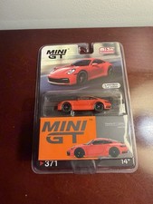 Mini GT #371 - Porsche 911 Carrera 4S: Lava Orange (Blister) picture