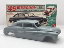 Vintage AMT 1949 Mercury 2 Dr Club Coupe 3-in-1 Unbuilt Model Kit 1/25 picture