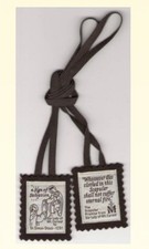 High Quality Hand Sewn Brown Scapular Catholic Mary Our Lady Mount Carmel picture