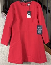 Tuckernuck Dress Womens Red Elodie Lined A-Line  L NWT picture