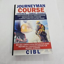 Journeyman Course Concrete Cemet Finishers Canadian Real Seal Certification Exam picture