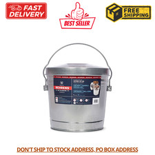 BEHRENS Galvanized Steel Locking Lid Storage Can, 6-Gallon picture
