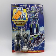 1985 Vintage Tonka Go Bots Cy-Kill #45 Enemy Robot Leader Black / Green NOS  picture