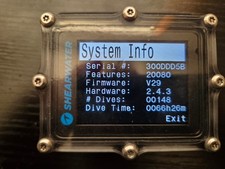 Shearwater Petrel 2 Good Working Condition, Standalone Dive Computer picture