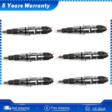6X Diesel Fuel Injector 0986435518 For 2007-2012 Cummins Dodge Ram 2500 3500 6.7 picture