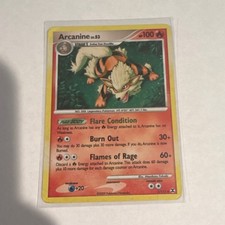 Pokémon Arcanine Holo Rare 1/111 Rising Rivals Stage 1 100HP English Card picture