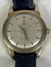 Men’s 1950’s OMEGA Seamaster Automatic Wristwatch  14K G.F. Vintage Watch picture