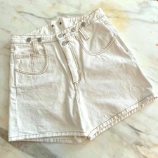 RARE Vintage 90s Nada Nuff Contempo Casuals High Waisted Jean Shorts picture