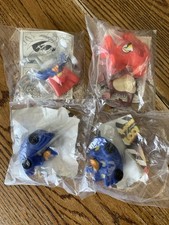 McDonald's Happy Meal Looney Tunes Super Heroes 1991 Lot of 4 Sealed ~bugs, Taz picture