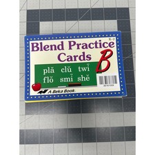 A Beka Blend Practice Cards B K-2 Phonics Flashcards Complete Homeschooling picture