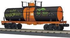 MTh 30-73567 Halloween O Gauge RailKing Smoking Tank Car NIB picture