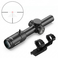 KiTOP 1-8x24mm LPVO Rifle Scope SFP Illuminated Reticle Hunting Scope w/ Mount picture