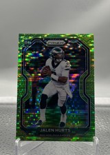 2020 Panini Prizm - Rookie Jalen Hurts #343 Neon Green Pulsar Prizm (RC) picture