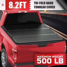 8.2 FT Hard Tri-Fold FRP Tonneau Cover Truck Bed for 1999-2026 F250 F350 F-250 picture
