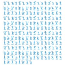 1:72 200/Set Plastic Ancient  Figures Toy  Soldiers Men Swordsman1122 picture