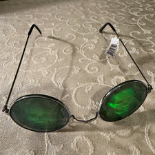 Skull Hologram Skull Sunglasses: Round Hippie Fashion Accessories  picture