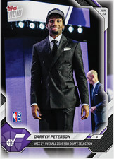 IN HAND 2025-26 Topps Now NBA Draft 2nd Overall #DPET Darryn Peterson RC Rookie picture
