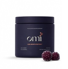 OMI Peptides for Hair Growth Gummies 60ct Women Wild Berry picture