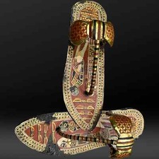 King Tutankhamun sandal handcrafted Rare Ancient Egyptian Antiquities Egypt BC picture