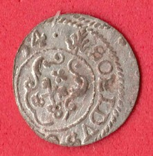 Riga Schilling 1654 Carl X Gustav Sweden Latvia Livonia Germany 1598 picture