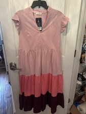 Anna Kaci Women’s Color Block Dress Medium NWT picture