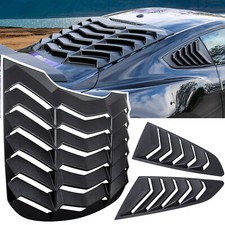 For Ford Mustang 2015-2023 Rear+Side Window Louver Windshield Sun Shade Cover picture