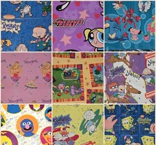 VTG American Greetings 'NICKELODEON' Gift Wrapping Sheets Sealed **YOU CHOOSE** picture