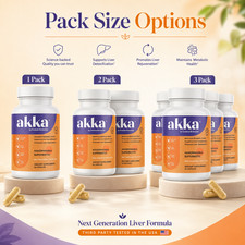 AKKA Akkermansia Probiotic Liver Support 1-3 Pack 60 Capsules picture