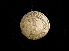 FRANCE. FRANÇOIS 1st. LIARD à l' F. (1541). Turin. Ciani 1181; DY 930. + picture
