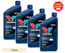 (4 pack) VAL 4-S MCYCLE OIL CV 10W40 6/1 QT WM -Free Shipping picture