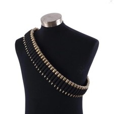 50 Round Rifle Bullet Cartridge Bandolier Ammo Belt for .38 30-30 .357 410 30-06 picture