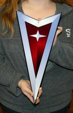 Pontiac Arrow Emblem Flat Steel Sign picture