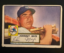 Topps 1952  - Johnny Mize #129 New York Yankees (HOF) picture