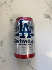 Los Angeles Dodgers Budweiser 2025 Can LA Dodgers Bud Can Emptied from Bottom picture