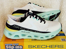 Skechers Slip Ins Glide Step Altus Athletic Shoes Wht/black Mens 9.5 Women's 11 picture