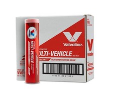 Valvoline Multi-Vehicle High Temperature Red Grease 14.1 OZ Cartridge, Case of 1 picture