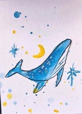Aceo Original Mixed Media Art Card picture