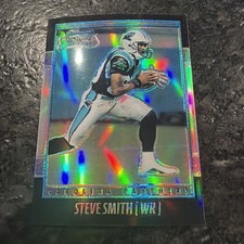 2001 Bowman Chrome Steve Smith Rookie Refractor #132 Carolina Panthers /1999 picture